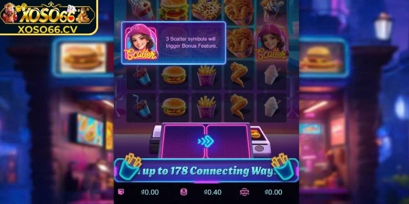 Tính năng Scatter để kích hoạt quay miễn phí