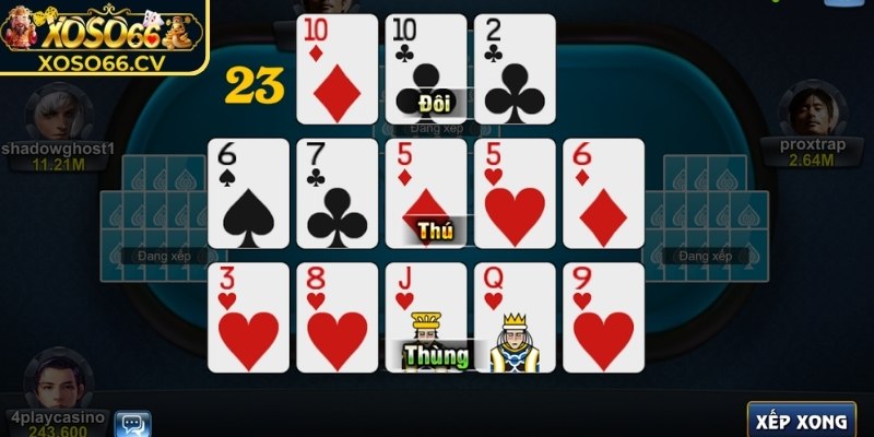 Dùng kỹ thuật giấu bài mạnh trong chi cuối cùng