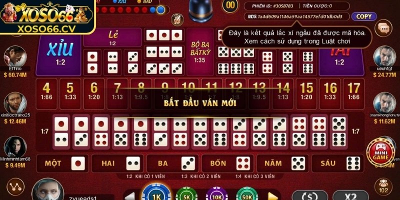 Chọn ván cược có số lượng người chơi vừa phải