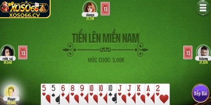 Tìm hiểu về game bài tiến lên miền Nam XOSO66